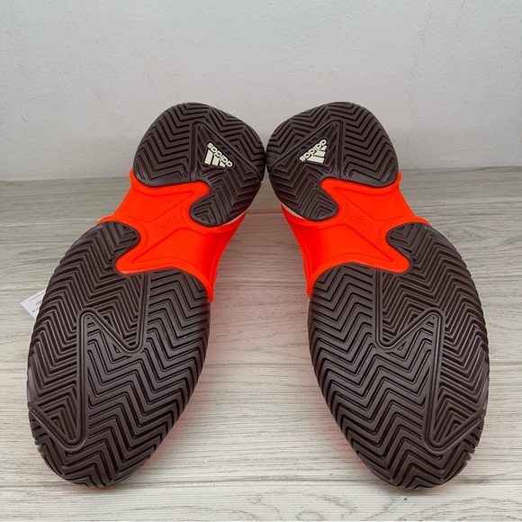 Adidas Barricade Solar Orange Tennis Shoes Wmns HP7416 Size 9 - Picture 9 of 9